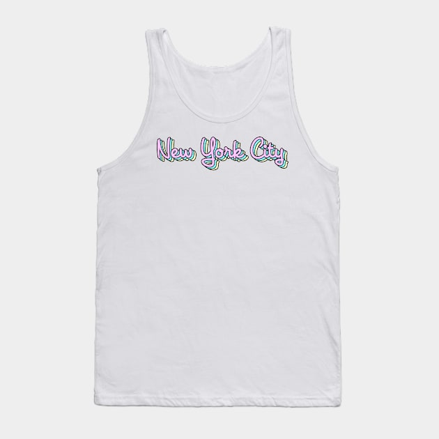 New York City Retro Tank Top by lolosenese